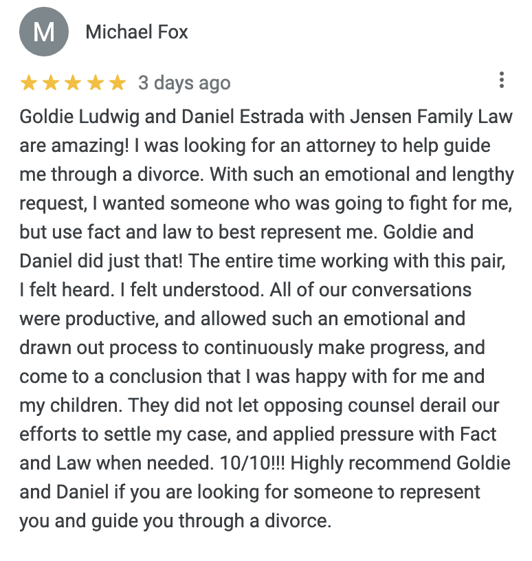 Arizona Divorce Attorney Reviews Goldie Ludwig