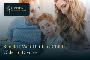 Should I wait until my child is older to divorce