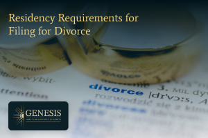 Residency requirements for filing for divorce